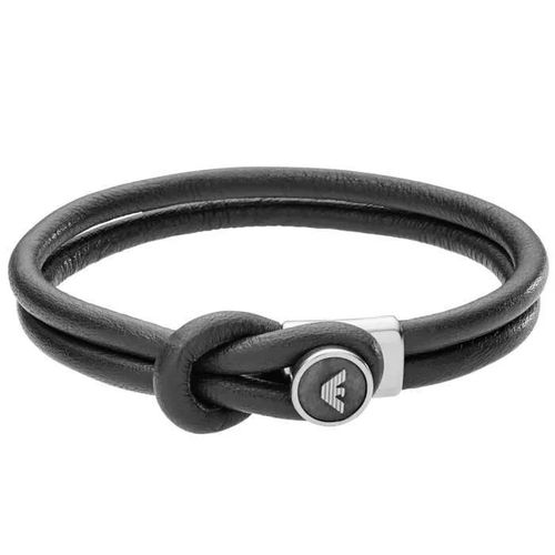 Emporio Armani - Emporio Armani Egs2214020 Hommes Bracelet Acier Inoxydable Gris 18,5 Cm Réf 56179