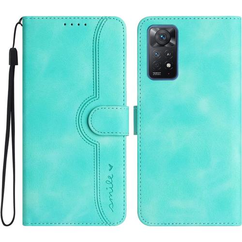 Rosbtib Coque Xiaomi Redmi Note 11 Pro 4g/ 5g/ Redmi Note 11 Pro+/ Redmi Note 11e Pro Portefeuille Étui En Cuir Housse Antichoc Flip Case Redmi Note 11 Pro 4g/ 5g/ Note 11 Pro+/ Note 11e Pro - Vert