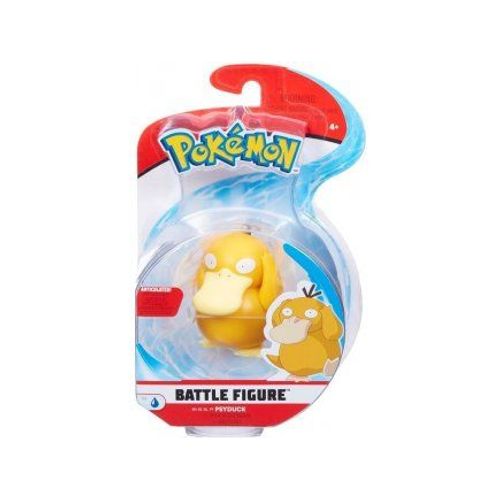 Coffret Pokemon Psykokwak - Figurine De Combat - Pokemon Jaune - Jouet Garcon