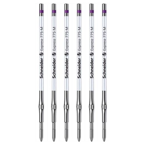 Schneider Lot De 6 Recharges Express 775 Pte Moyenne Violet