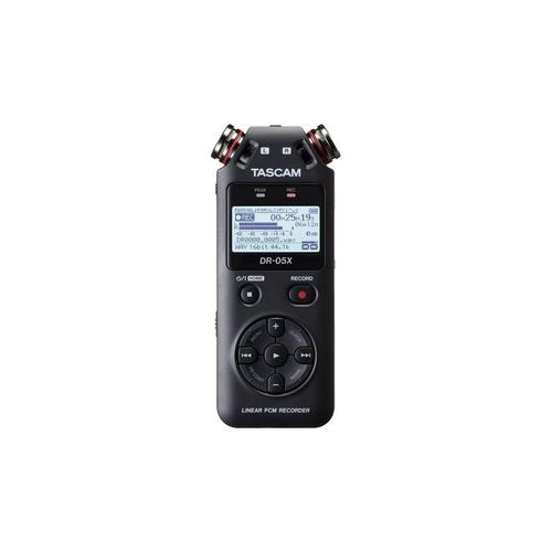 Enregistreur PCM portatif Tascam DR-05X avec interface audio Noir