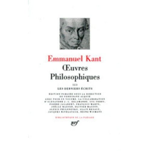 Oeuvres Philosophiques - Tome 3, Les Derniers Écrits De 1792-1793