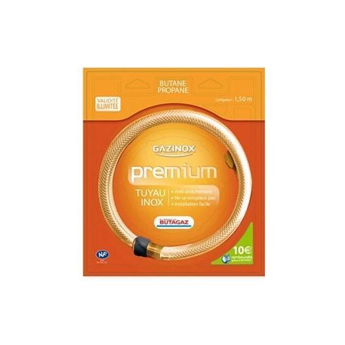 Tuyau de GAZ Gazinox Tuyau Butane OU Propane IllimitÉ Premium 1,5M