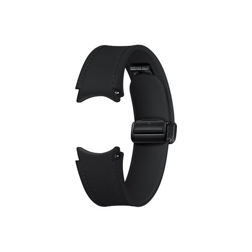 Bracelet Samsung Watch 4/5/6 S/M Hybride Leather Noir
