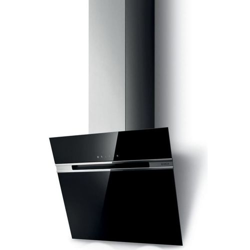 Elica Stripe Lux BL/A/60/LX - Hotte - hotte décorative - largeur : 59.8 cm - extraction et recirculation (avec kit de recirculation supplémentaire) - verre noir