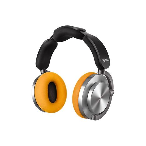 Dyson OnTrac - Casque audio sans fil personnalisable avec réduction de bruit active - Aluminium/Jaune Pop