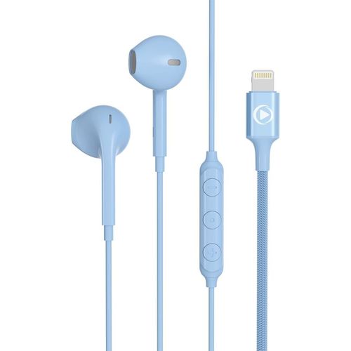 Force Play - Écouteurs avec micro - intra-auriculaire - filaire - Lightning - bleu