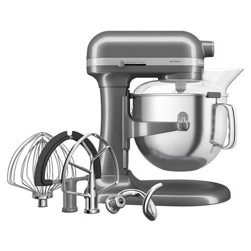 Robot pâtissier KitchenAid Artisan 5KSM70SHXEMS à bol relevable - gris étain - 375 W 6,6 L