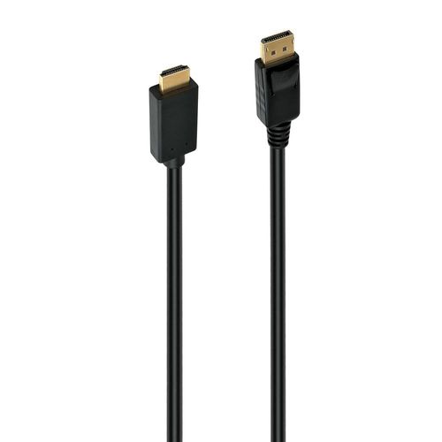 Câbles vidéo Accsup CABLE DISPLAY PORT MALE VERS HDMI MALE 4K 1.5M NOIR