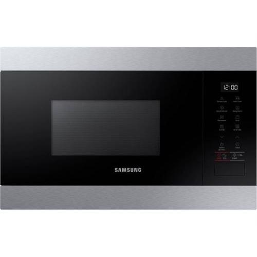 Samsung MS22M8274AT - Four micro-ondes monofonction - encastrable - 22 litres - 850 Watt - noir/inox