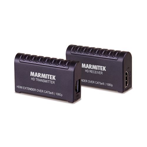 HDMI Extender Ethernet Marmitek MegaView 63 - Via 1 Câble CAT 5 (UTP) - Full HD - 1080P - PoC (Power Over Cable) - 40m - Regar