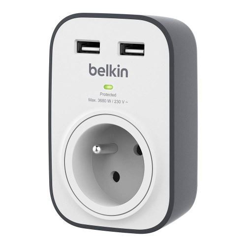 Belkin SurgeCube - Protection contre les surtensions - connecteurs de sortie : 1