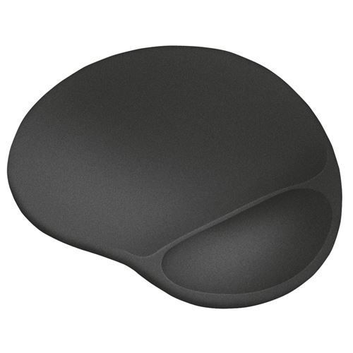 Tapis de souris ergonomique XL avec repose-poignet en gel Noir Trust