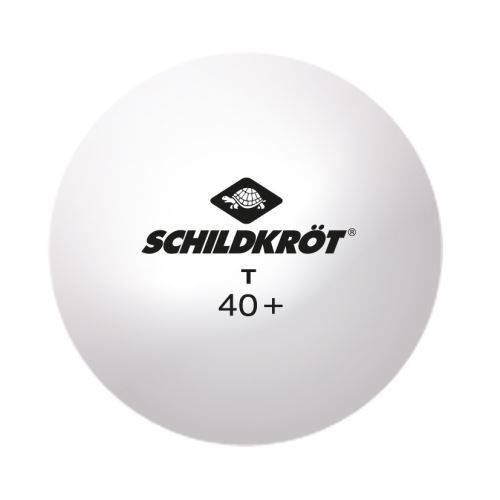 Balle De Tennis De Table Donic Schildkröt One Training Poly 40+ Blanc
