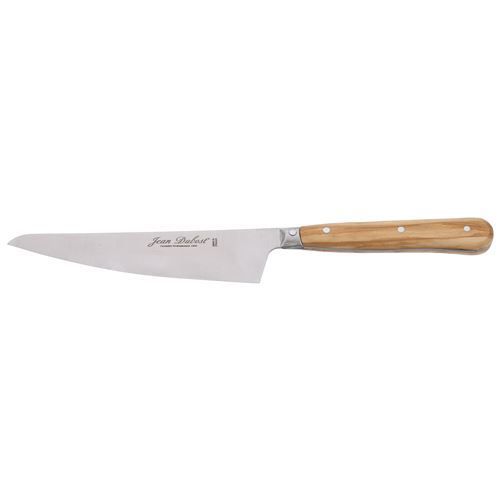 Couteau À Émincer 1920 En Inox Et Bois D'olivier 13 Cm