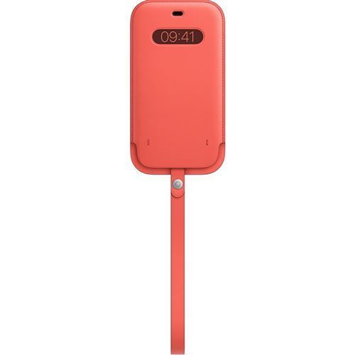 Apple Sleeve With Magsafe - Étui Protecteur Pour Téléphone Portable - Cuir - Agrumes Roses - Pour Iphone 12 Pro Max
