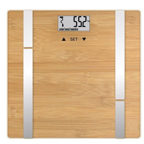 Pèse Personne Connecté Terraillon Imc Bamboo Fit
