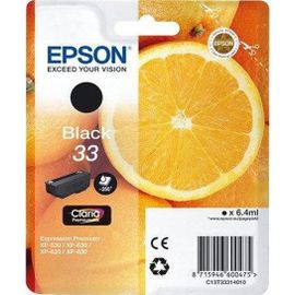 Cartouche d'encre Epson T3331 Noire Premium Série Orange