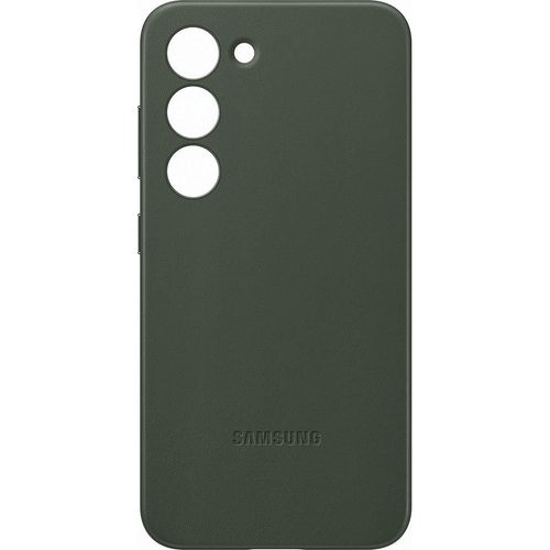 Samsung Ef-Vs911 - Coque De Protection Pour Téléphone Portable - Cuir Véritable - Vert - Pour Galaxy S23