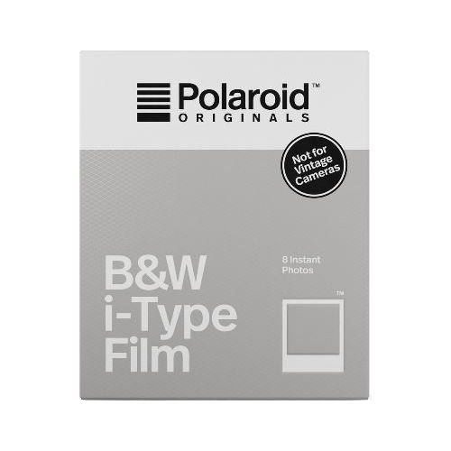 Papier photo instantané Polaroid Noir et Blanc Film for i-Type (x8)