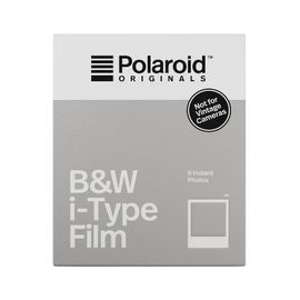 Papier photo instantané Polaroid Noir et Blanc Film for i-Type (x8)