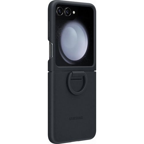 Coque Samsung Z Flip 5 Avec Anneau Sillicone Marine