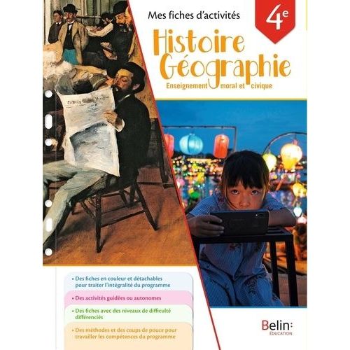 Histoire Géographie Emc 4e - Mes Fiches D'activités