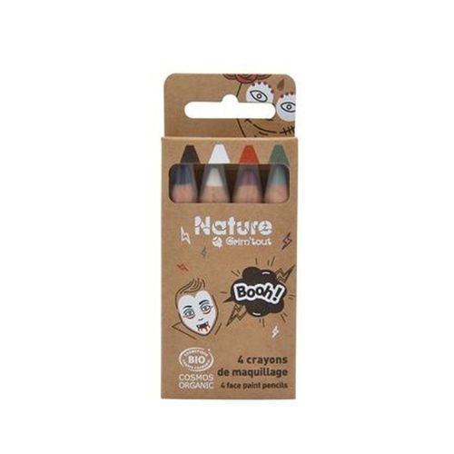 4 Crayons Bio Maquillage À L'eau Booh 2.1g