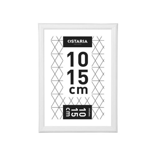 Cadre Photo "ONYX" Blanc 10X15
