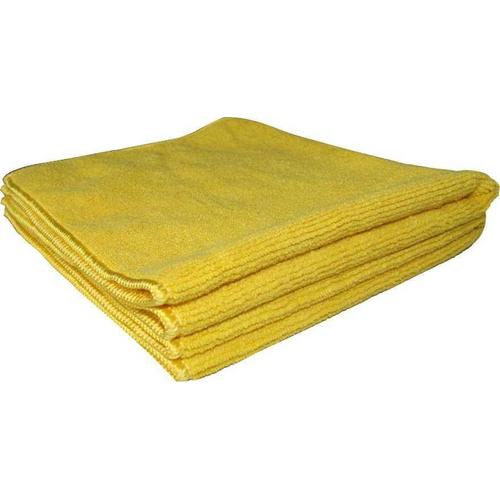 Lot de 5 chiffons microfibre jaune 38x38cm - TAM 184J - les microfibres - TAMPEL