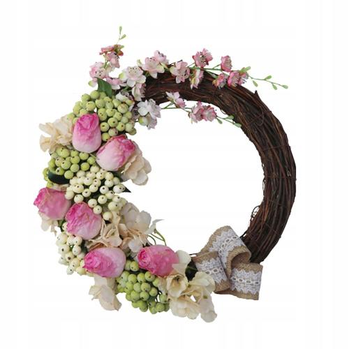 1Pc Mariage Fleur Banniere Hiver Cheminée Guirlande