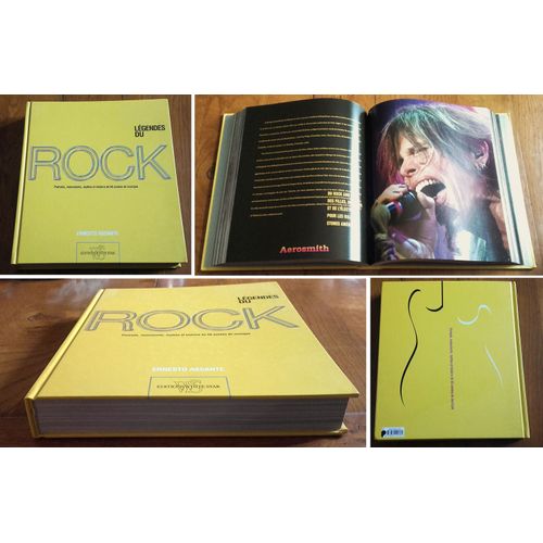 Livre/Recueil " Les Légendes Du Rock - Portraits, Instruments, Légendes Et Histoire De 50 Années De Musique " Ernesto Assante Éditions White Star 465 Pages 26cm/30cm