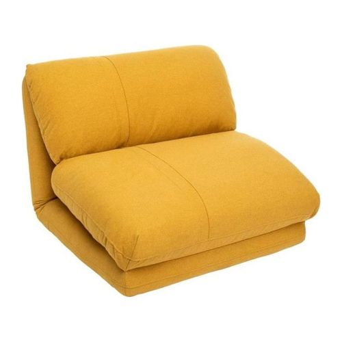 Chauffeuse 1 Place Marza Jaune Moutarde Atmosphera Jaune Moutarde