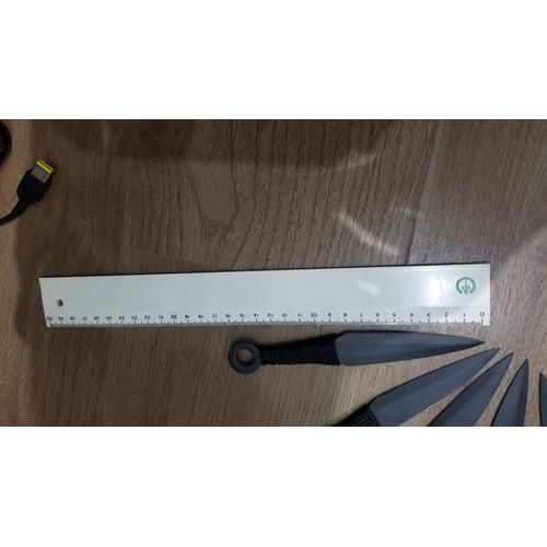 2 Couteaux de lancer 6 pouces Naruto Ninja Kunai