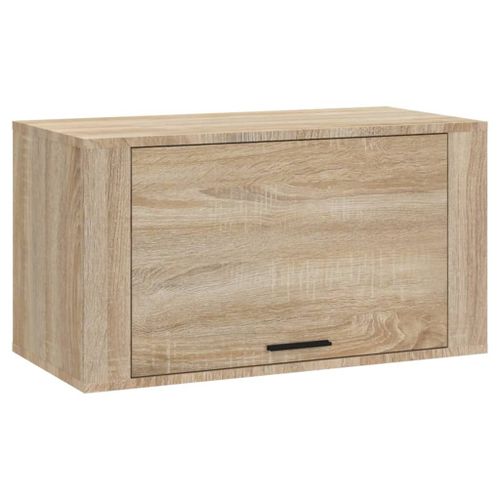 Vidaxl Armoire À Chaussures Murale Chêne Sonoma 70x35x38 Cm
