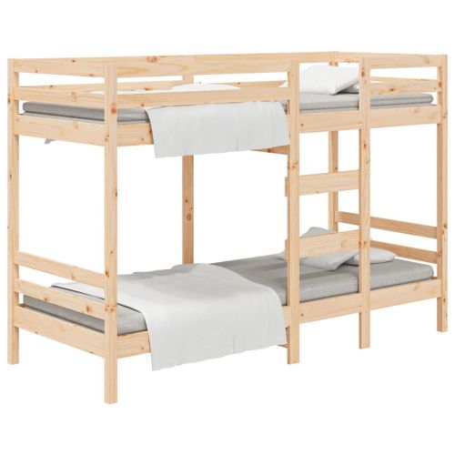 Vidaxl Lit Superposé 80x200 Cm Bois De Pin Massif