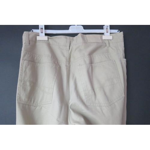 2098: Pantalon Jean Beige T40 Celio Casual Lolau