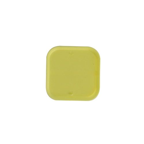 Bac En Plastique 6cm Châssis De Pot De Fleurs 7 Couleurs En Option,Plaques De Base Carrées,Maison,Jardin,Bureau,Balcon,Assiette De Pot 5 Pièces - Type Yellow