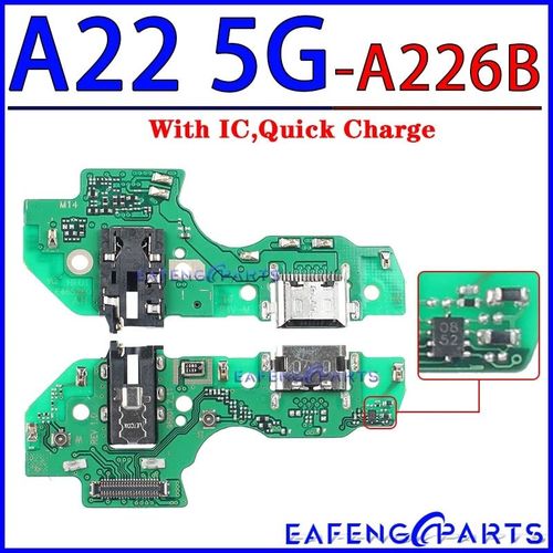 Port de chargeur USB S6 pour Samsung Galaxy,A01 Core,A11,A21,A31,A41,A51,A71,A02S,A12,Nacho,A22,4G,5G,technologie de carte de charge - Type A22 5G A225B