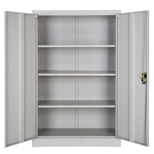 Armoire Métallique 4 Niveaux - Gris