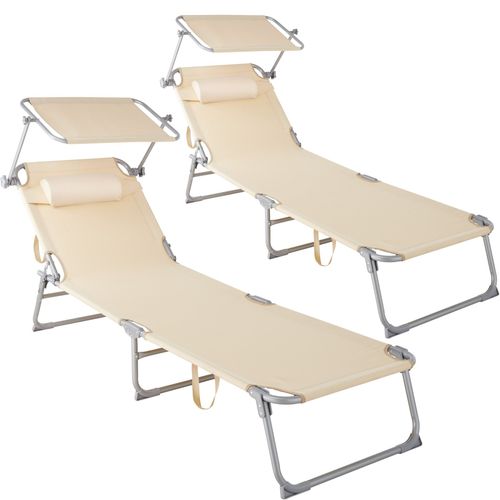Lot De 2 Transats Chloe - Beige
