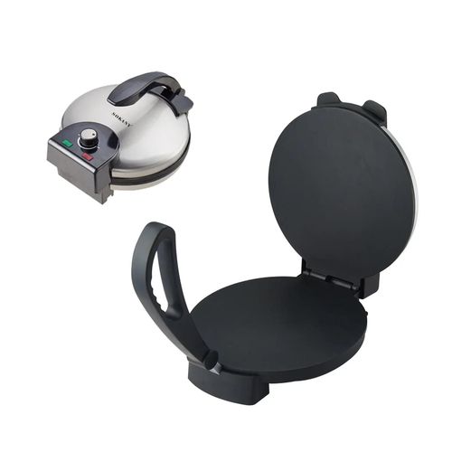 Plaque chauffante électrique et crêpière,plaque chauffante antiarina,plaque de cuisson de 12 po,utilisée pour les crêpes,les blintzes et les ?ufs - Type Black