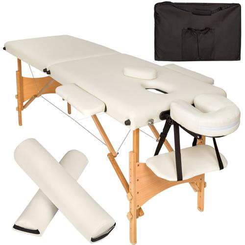 Ensemble De Table De Massage Freddi Avec Rouleaux De Massage - Beige