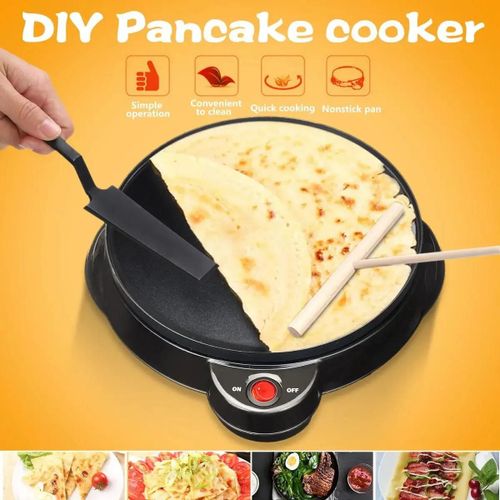 Crêpière électrique antiarina,poêle à pizza,crêpière,plaque chauffante,outils de cuisine ménagers,machine exécutive,650W,23cm,220V #A