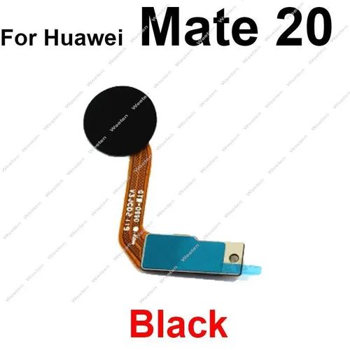 Câble Flexible Tactile Pour Huawei Mate 20 Lite Mate 20x 4g,Capteur De Bouton D'accueil,Extension D'empreintes Digitales,Ruban De Connexion Flexible - Type Mate 20-Black