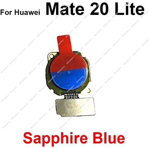 Câble Flexible Tactile Pour Huawei Mate 20 Lite Mate 20x 4g,Capteur De Bouton D'accueil,Extension D'empreintes Digitales,Ruban De Connexion Flexible - Type Mate 20lite-Blue