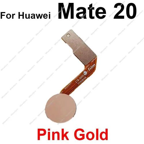 Câble Flexible Tactile Pour Huawei Mate 20 Lite Mate 20x 4g,Capteur De Bouton D'accueil,Extension D'empreintes Digitales,Ruban De Connexion Flexible - Type Mate 20-Pink Gold