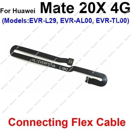 Câble Flexible Tactile Pour Huawei Mate 20 Lite Mate 20x 4g,Capteur De Bouton D'accueil,Extension D'empreintes Digitales,Ruban De Connexion Flexible - Type Mate 20x 4g-Connect
