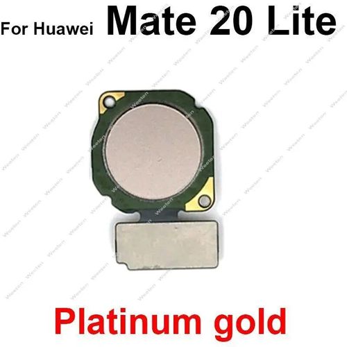 Câble Flexible Tactile Pour Huawei Mate 20 Lite Mate 20x 4g,Capteur De Bouton D'accueil,Extension D'empreintes Digitales,Ruban De Connexion Flexible - Type Mate 20lite-Gold