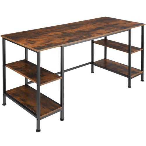 Bureau Informatique Stoke - Bois Foncé Industriel